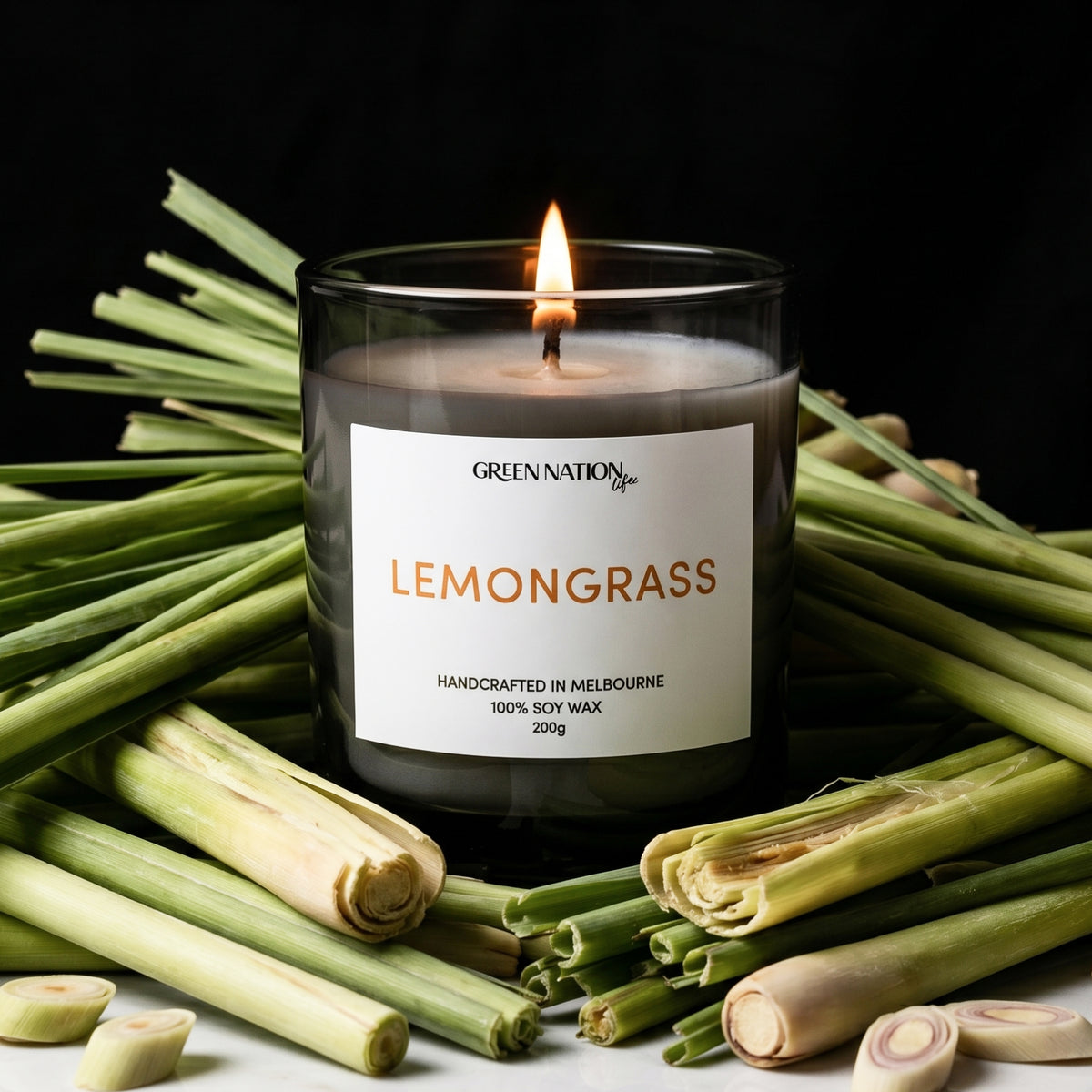 Soy Wax Candle 200gm - Lemongrass
