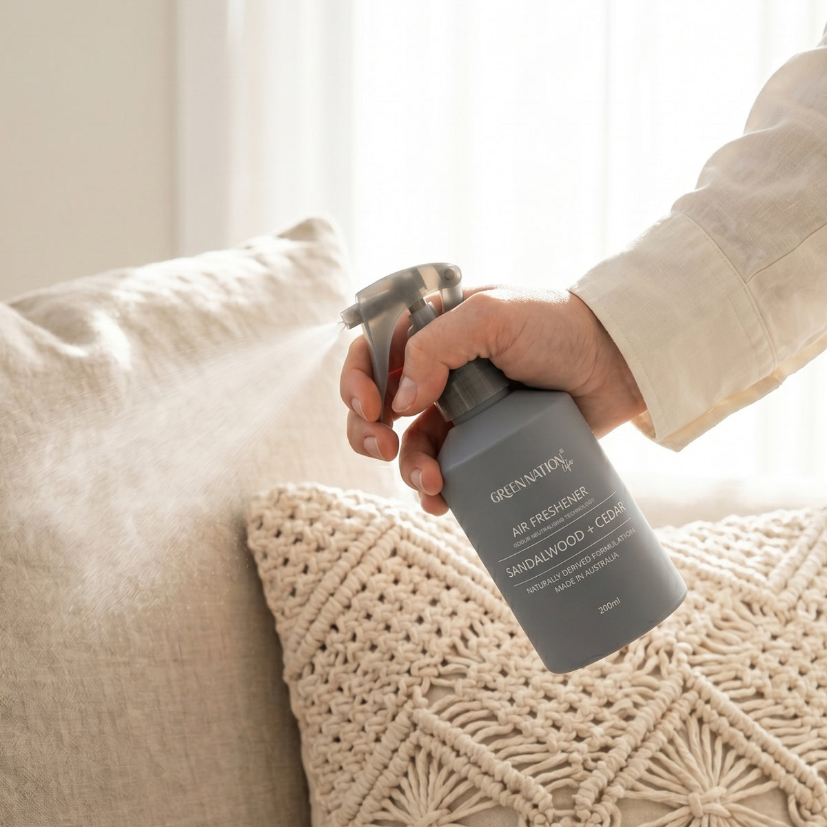Air Freshener 200ml - Sandalwood + Cedar