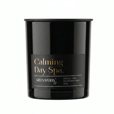 Luxurious Scented Soy Wax Candle 300gm - Calming Day Spa