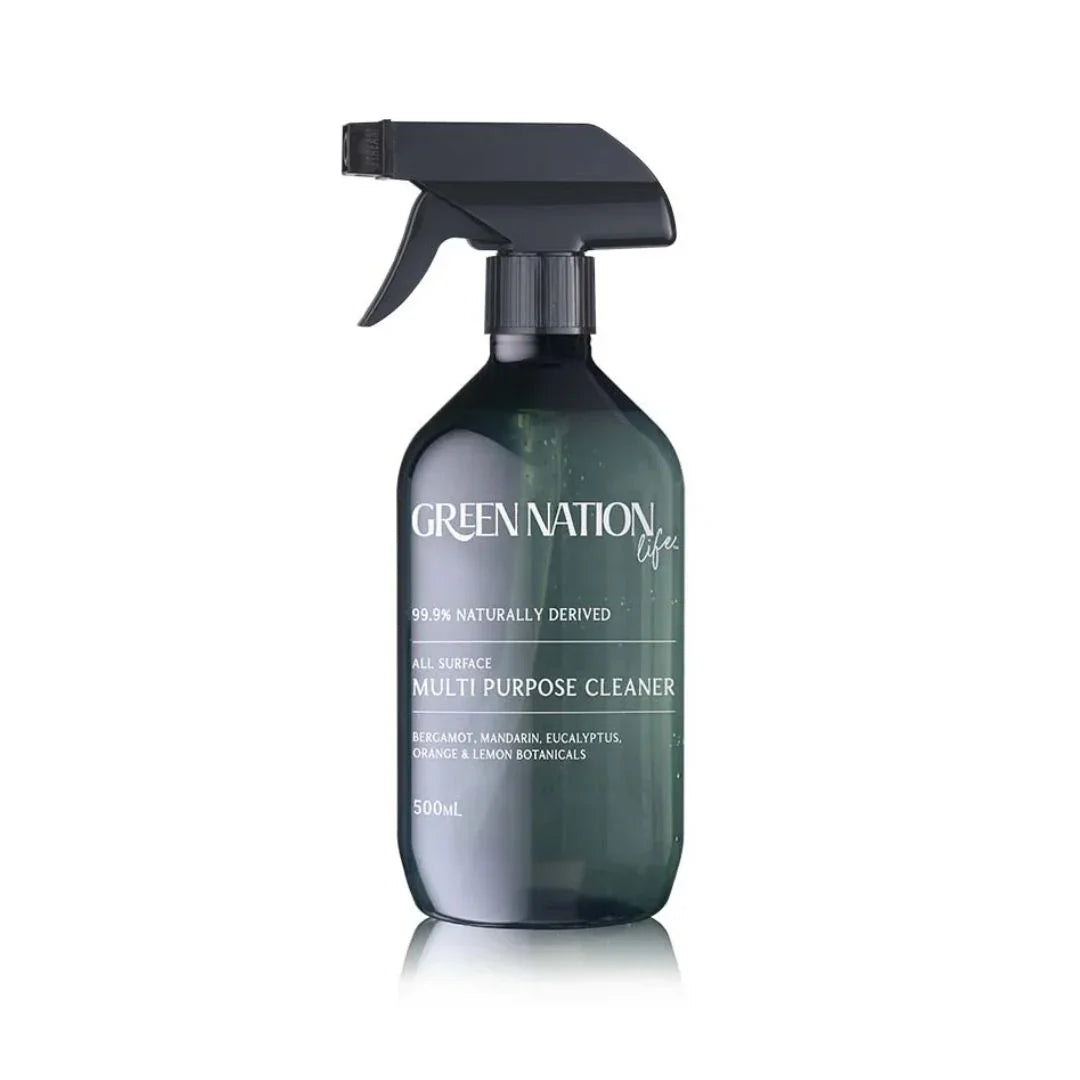 Green Nation Life multipurpose cleaner spray bottle, 500ml, on white background