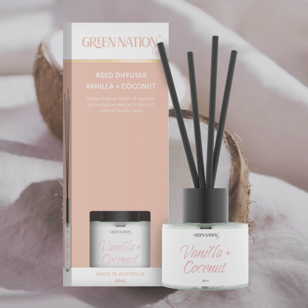 Luxurious scented diffuser 80ml - Vanilla + Coconut